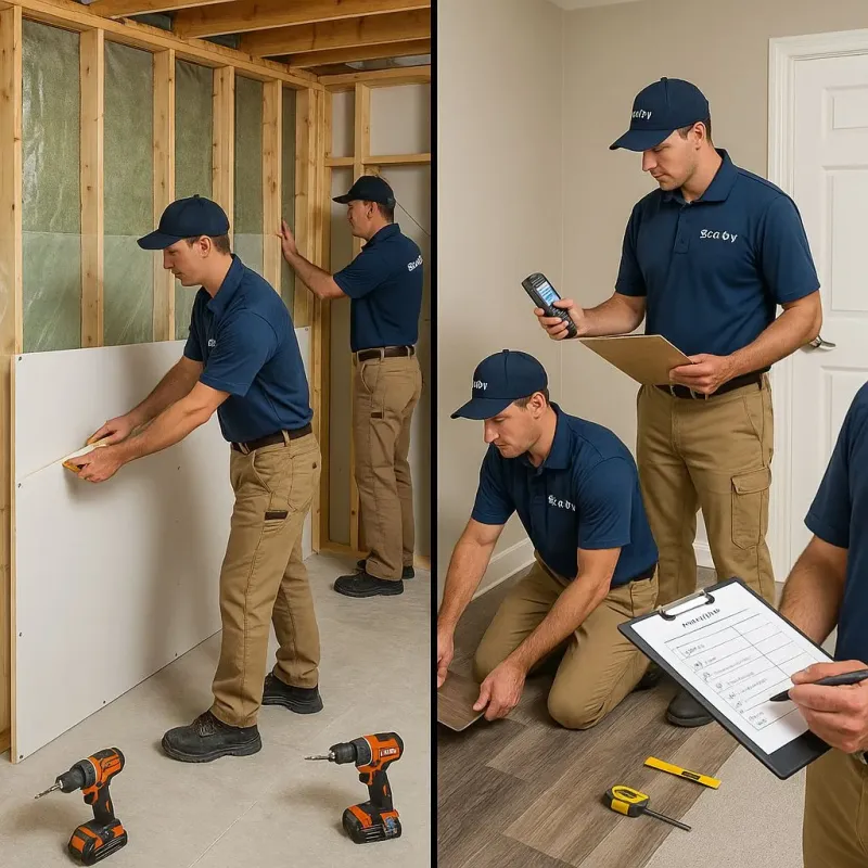 Repairs and Reconstruction process in Brazos County, TX
